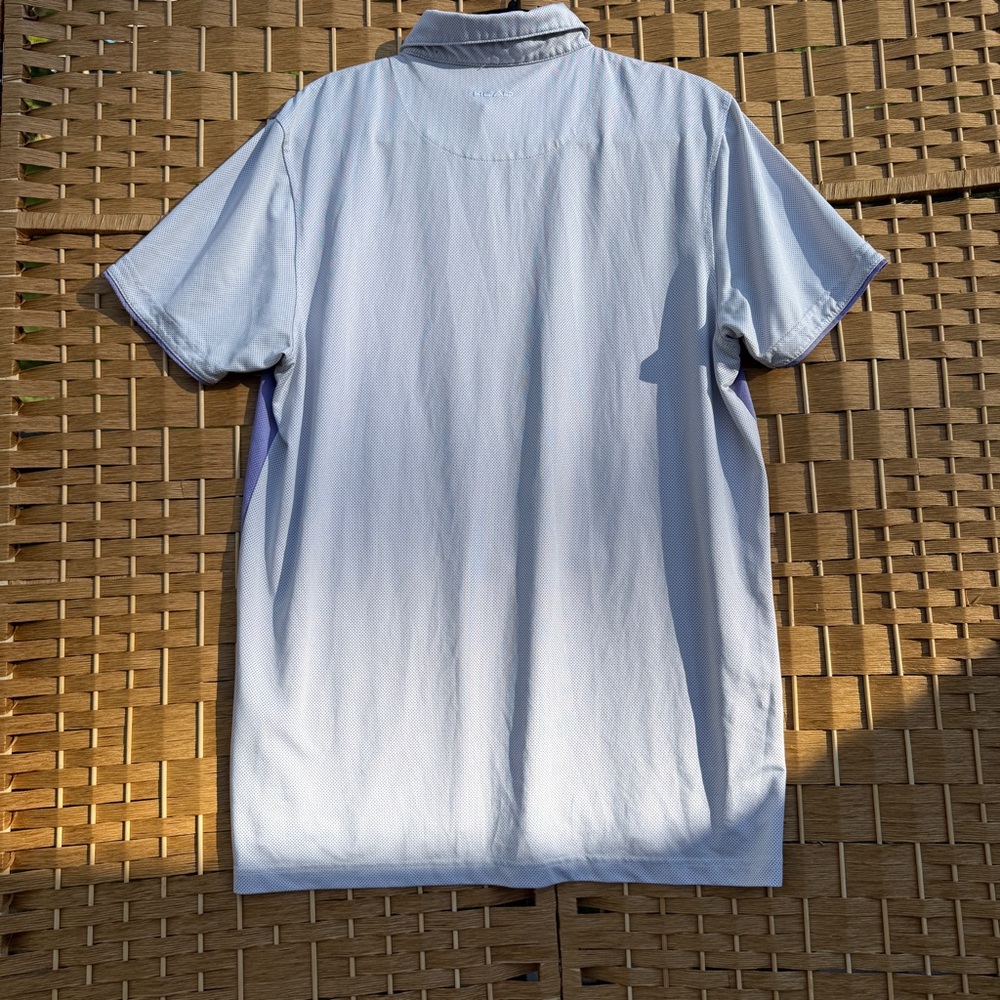 Head Men’s Golf Lavender/White Polo Shirt Men’s Size Large - Picture 9 of 9